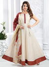 Tussar Colour Nityam Fashion Heavy Wedding Wear Embroidery Work Anarkali Salwar Suit Collection 605